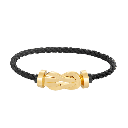 [Rose Tomorrow]CHANCE LARGE 8 FIGURE BUCKLE NO DIAMOND BRACELET GOLD