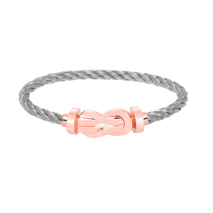 [Rose Tomorrow]CHANCE LARGE 8 FIGURE BUCKLE NO DIAMOND BRACELET ROSE GOLD