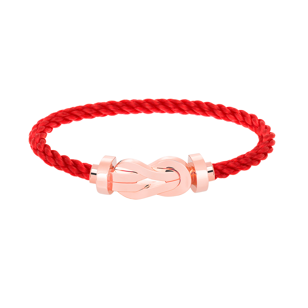 [Rose Tomorrow]CHANCE LARGE 8 FIGURE BUCKLE NO DIAMOND BRACELET ROSE GOLD