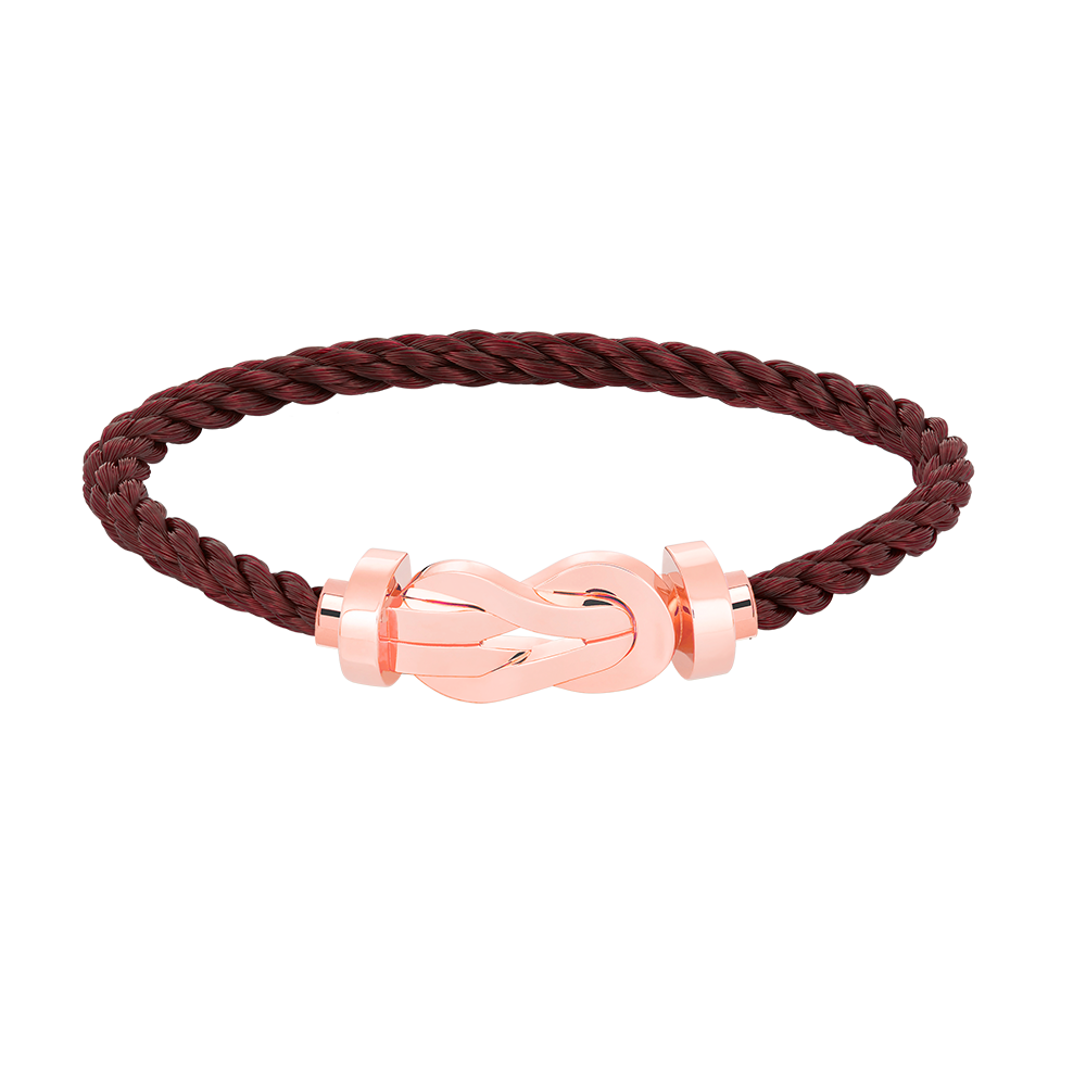 [Rose Tomorrow]CHANCE LARGE 8 FIGURE BUCKLE NO DIAMOND BRACELET ROSE GOLD