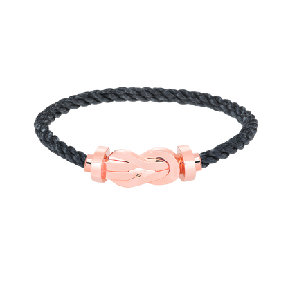 [Rose Tomorrow]CHANCE LARGE 8 FIGURE BUCKLE NO DIAMOND BRACELET ROSE GOLD