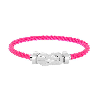 [Rose Tomorrow]CHANCE LARGE 8 FIGURE BUCKLE NO DIAMOND BRACELET SILVER