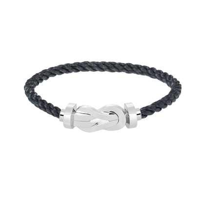 [Rose Tomorrow]CHANCE LARGE 8 FIGURE BUCKLE NO DIAMOND BRACELET SILVER