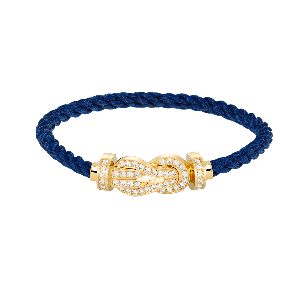 [Rose Tomorrow]CHANCE LARGE 8 FIGURE BUCKLE FULLDIAMOND BRACELET GOLD