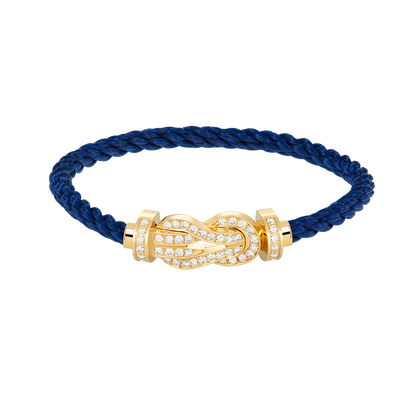 [Rose Tomorrow]CHANCE LARGE 8 FIGURE BUCKLE FULLDIAMOND BRACELET GOLD