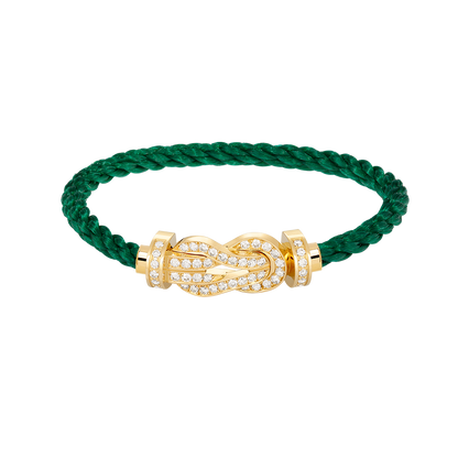 [Rose Tomorrow]CHANCE LARGE 8 FIGURE BUCKLE FULLDIAMOND BRACELET GOLD