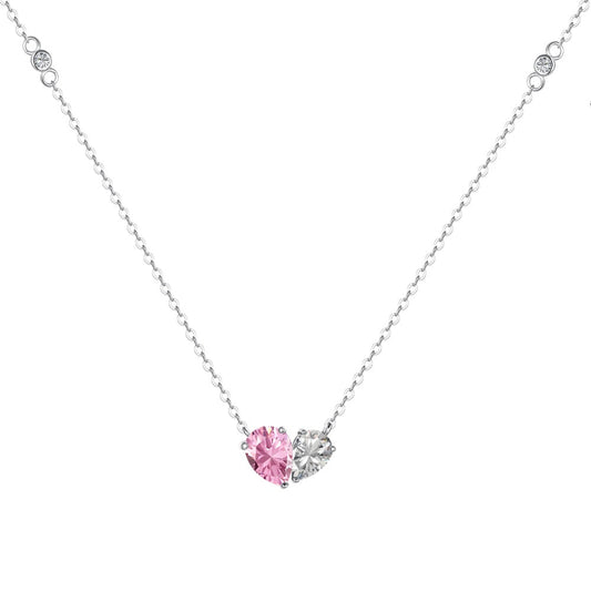 [Rose Tomorrow]Unique Heart Shape Necklace