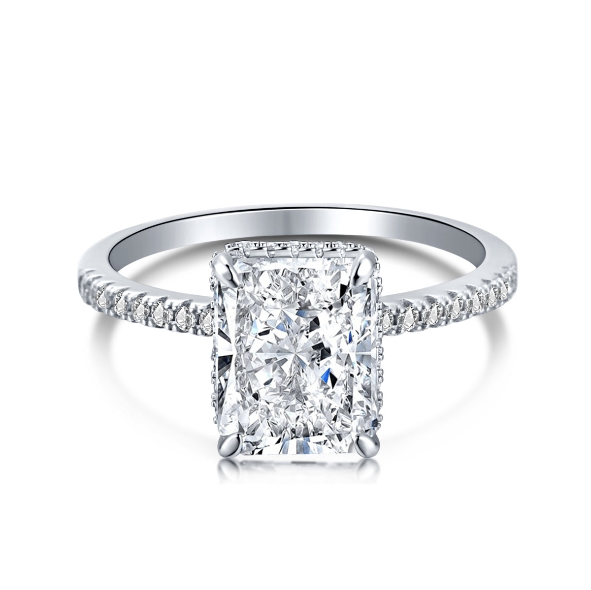 [Rose Tomorrow]4.0 Carat Luxurious Engagement Ring