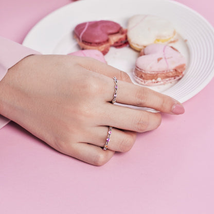 [Rose Tomorrow]Elegant Energetic Round Cut Daily Ring