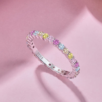 [Rose Tomorrow]Elegant Vivid Round Cut Daily Ring