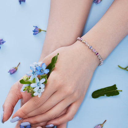 [Rose Tomorrow]Radiant Water Drop Shape Daily Bracelet