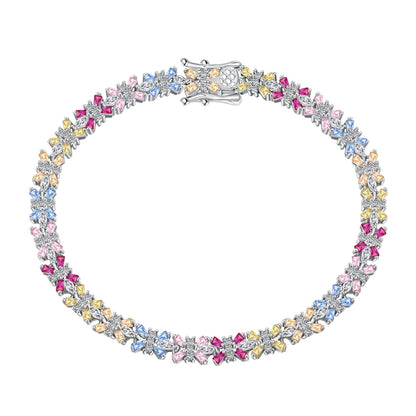 [Rose Tomorrow]Radiant Colorful Emerald Cut Party Bracelet