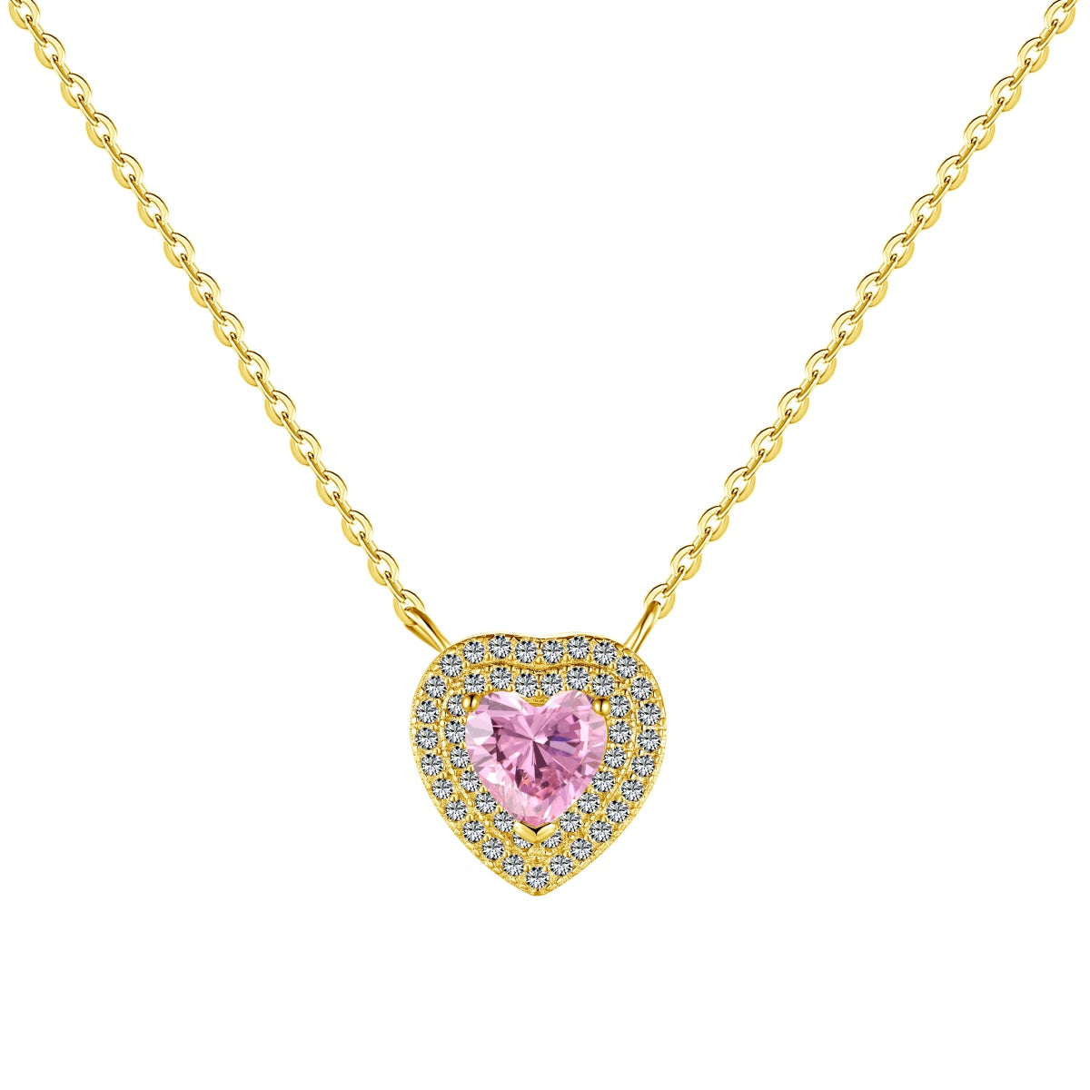 [Rose Tomorrow]Exquisite Heart Shape Necklace