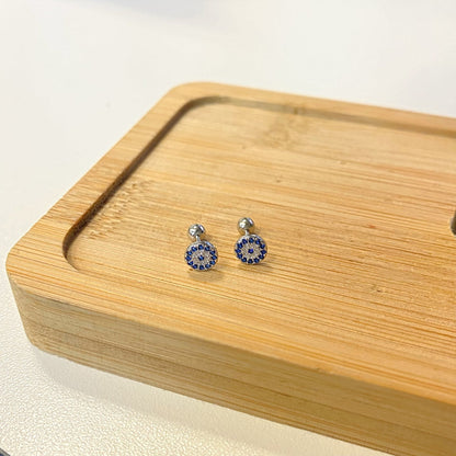 [Rose Tomorrow]Devil's Eye Ear Bone Nail Earrings