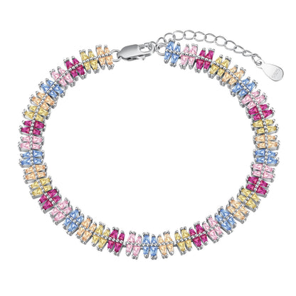 [Rose Tomorrow]Sparkling Exquisite Multi Cut Party Bracelet