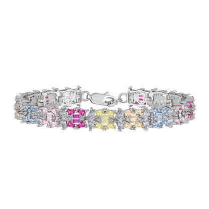 [Rose Tomorrow]Delicate Colorful Multi Cut Party Bracelet