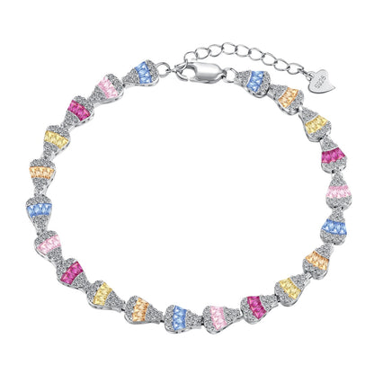 [Rose Tomorrow]Radiant Water Drop Shape Daily Bracelet