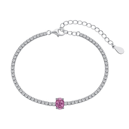 [Rose Tomorrow]0.75 Carat Exquisite Oval Cut Daily Bracelet