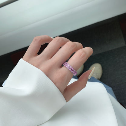 [Rose Tomorrow]Sparkling Full Heart Ring