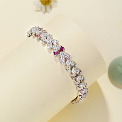 [Rose Tomorrow]Dainty Exquisite Flower Shape Daily Bracelet