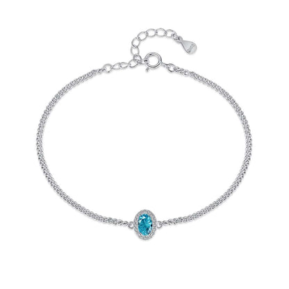 [Rose Tomorrow]Exquisite Oval Shape Bracelet