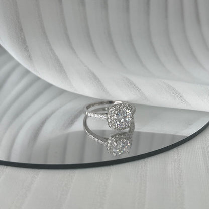 [Rose Tomorrow]Dazzling Resplendent Round Cut Wedding Ring