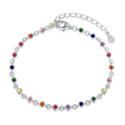 [Rose Tomorrow]Colorful Bead Array Bracelet