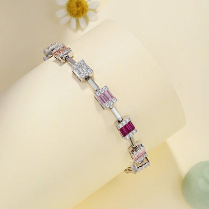 [Rose Tomorrow]Dainty Charming Emerald Cut Daily Bracelet