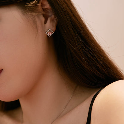 [Rose Tomorrow]Elegant Star Shape Princess Cut Daily Earrings