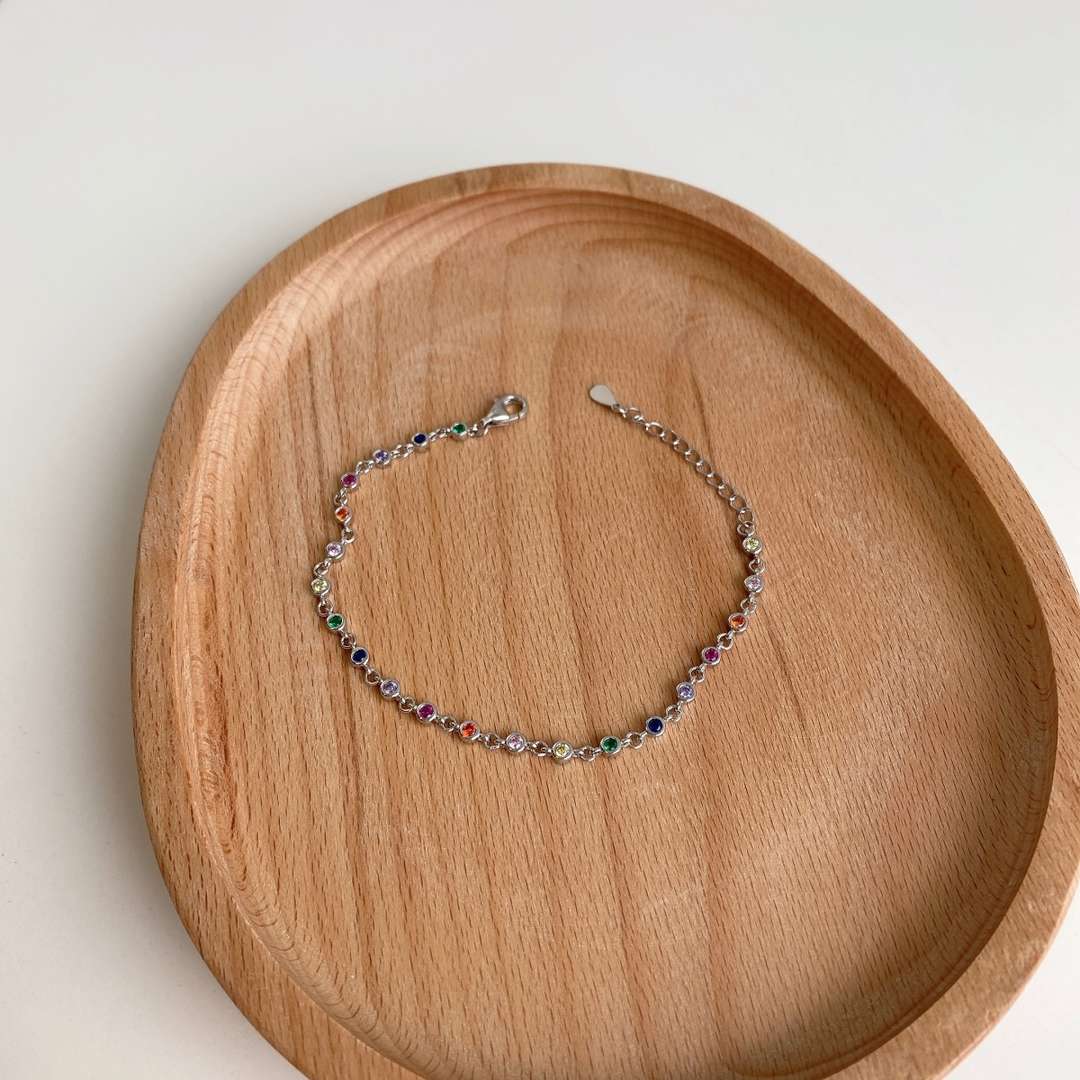 [Rose Tomorrow]Colorful Bead Array Bracelet