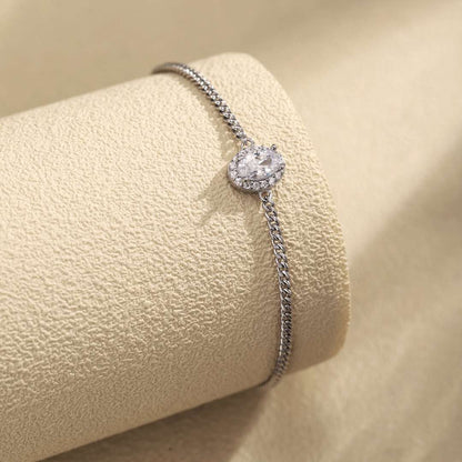 [Rose Tomorrow]Exquisite Oval Shape Bracelet