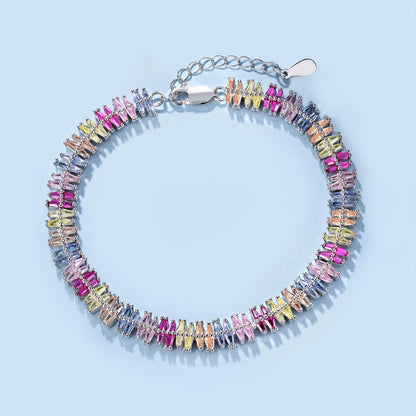 [Rose Tomorrow]Sparkling Exquisite Multi Cut Party Bracelet