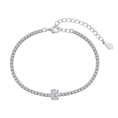 [Rose Tomorrow]0.75 Carat Exquisite Oval Cut Daily Bracelet