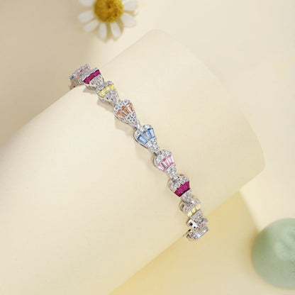 [Rose Tomorrow]Radiant Water Drop Shape Daily Bracelet