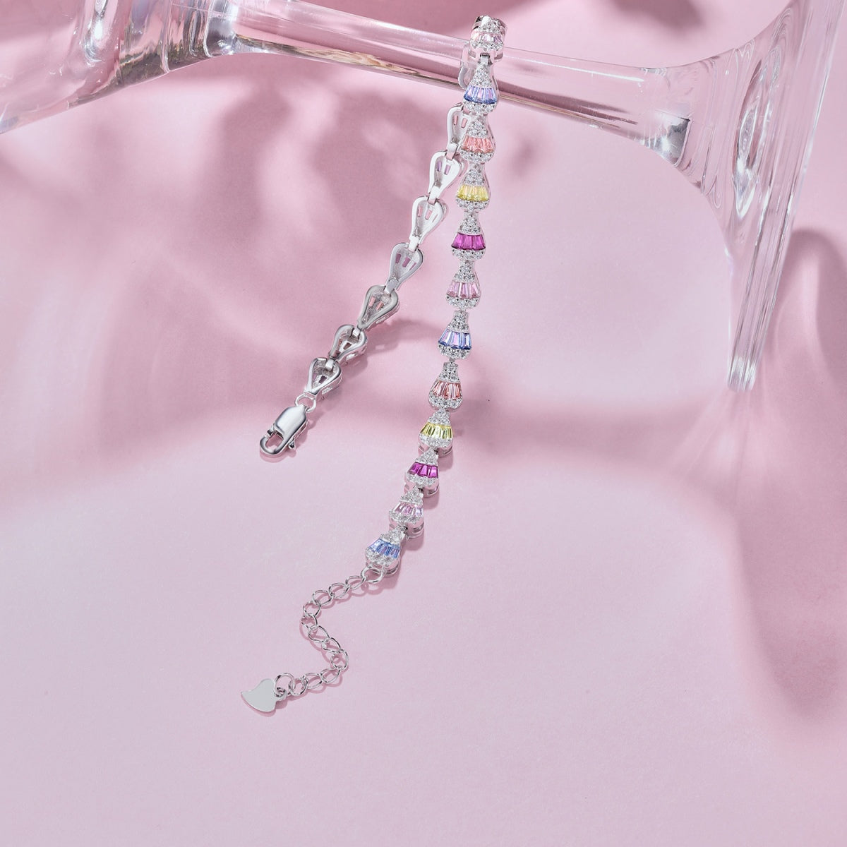 [Rose Tomorrow]Radiant Water Drop Shape Daily Bracelet