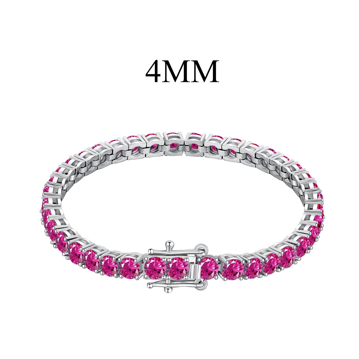 [Rose Tomorrow]Radiant Colorful Round Cut Party Bracelet