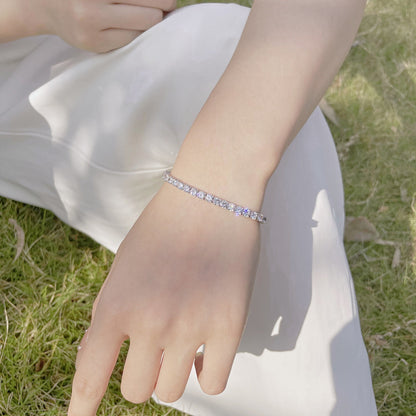 [Rose Tomorrow]Radiant Colorful Round Cut Party Bracelet