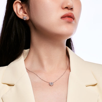 [Rose Tomorrow]Exquisite Heart Shape Necklace