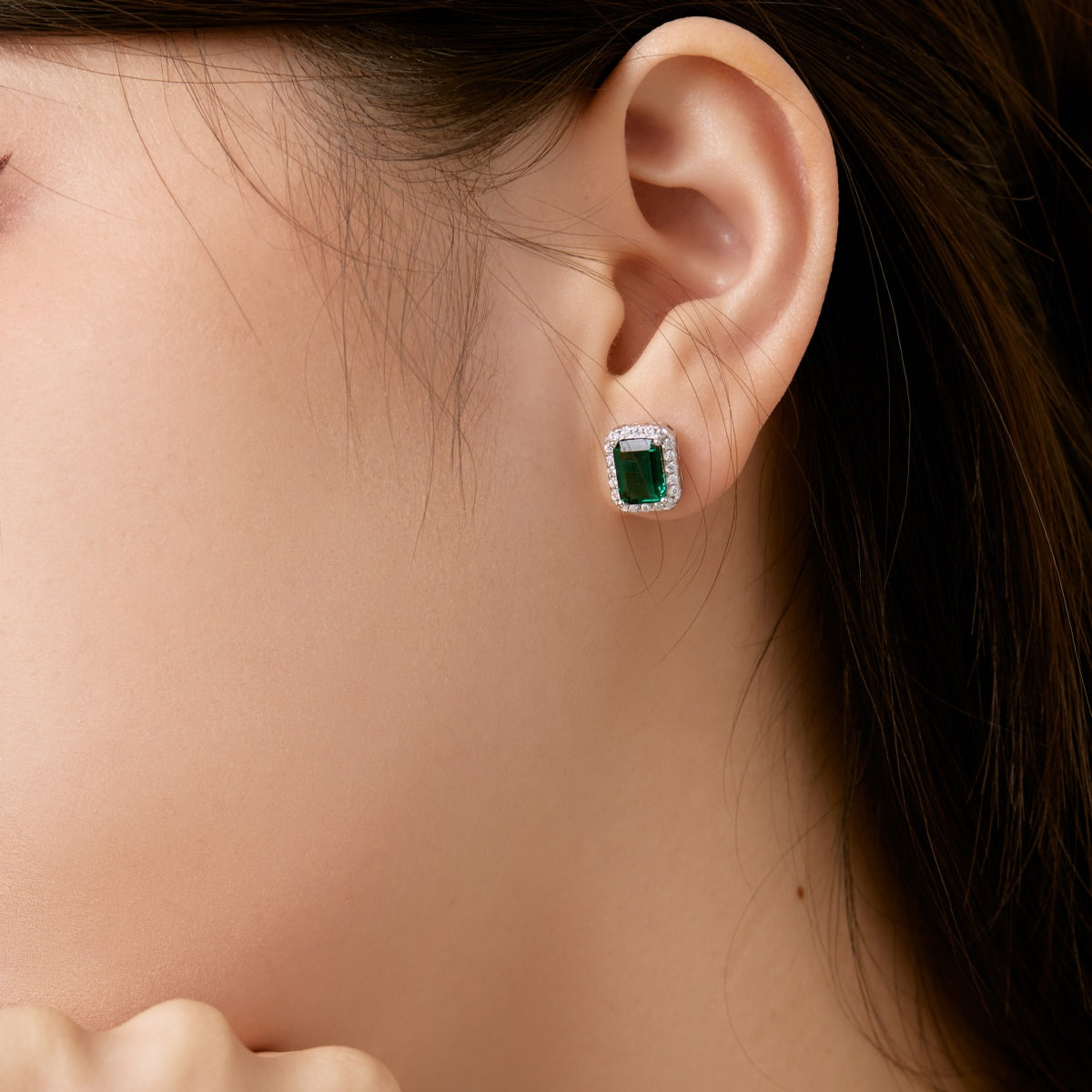 [Rose Tomorrow]Luxurious Dainty Emerald Cut Banquet Earrings