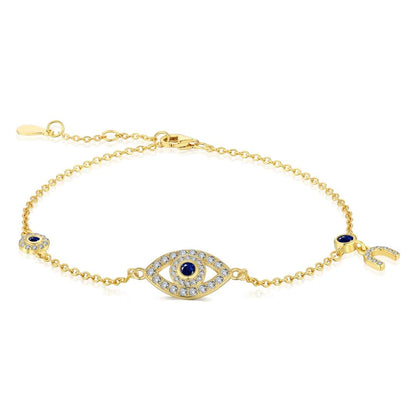 [Rose Tomorrow]Dainty Eye Shape Necklace