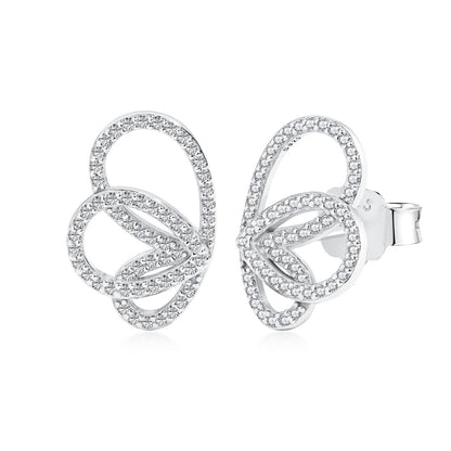 [Rose Tomorrow]Exquisite Butterfly Shape Earrings