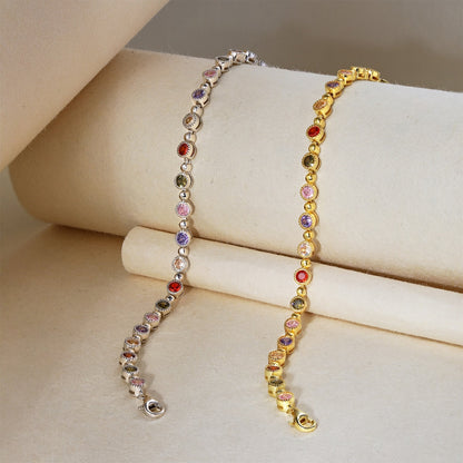 [Rose Tomorrow]Sparkling Exquisite Round Cut Party Bracelet