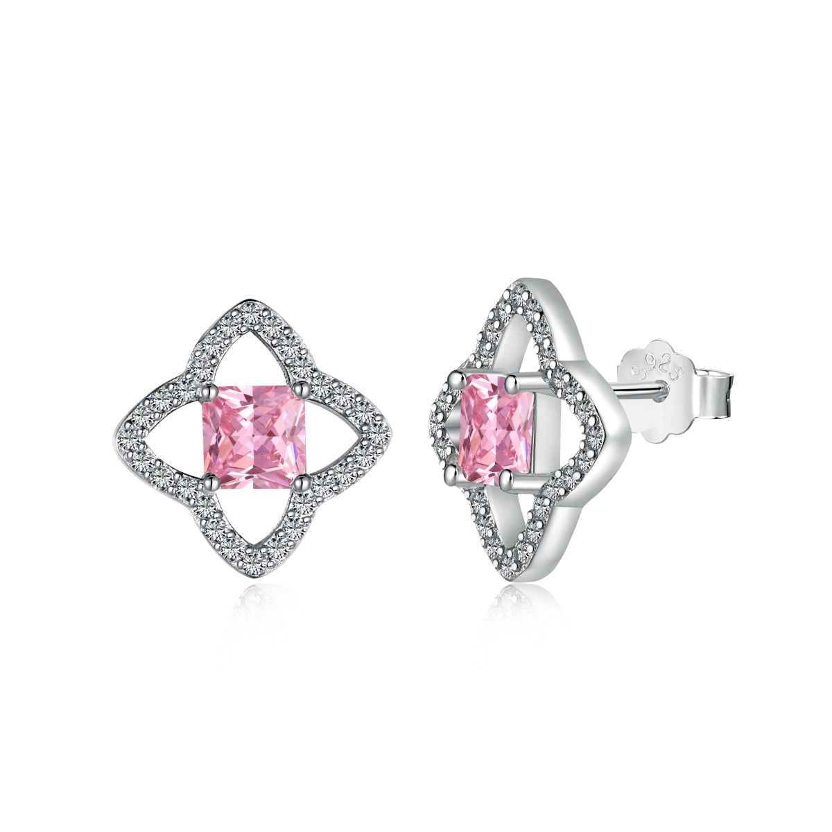 [Rose Tomorrow]Elegant Star Shape Princess Cut Daily Earrings