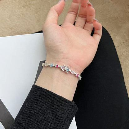 [Rose Tomorrow]Radiant Water Drop Shape Daily Bracelet