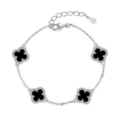 [Rose Tomorrow]Four-Leaf Clover Exquisite Bracelet