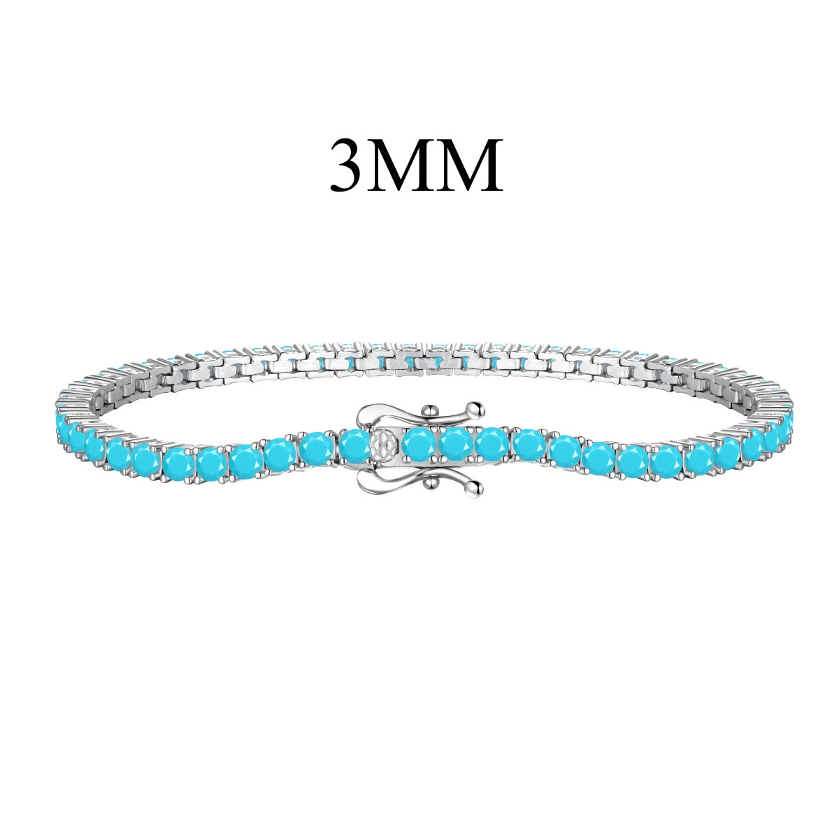 [Rose Tomorrow]Dainty Charming Round Cut Tennis Bracelet