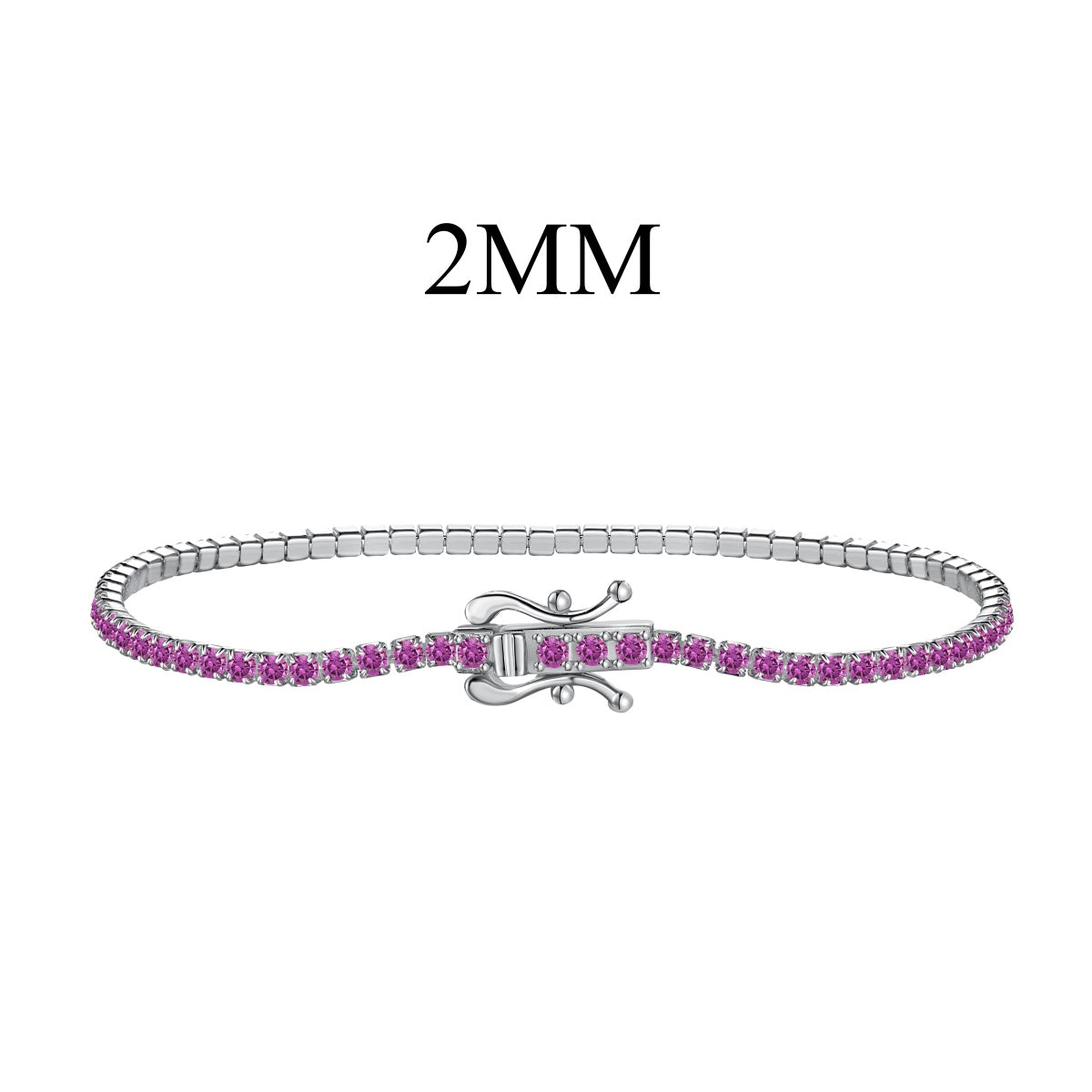 [Rose Tomorrow]Radiant Colorful Round Cut Party Bracelet