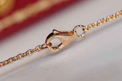 [Rose Tomorrow]LOVE NECKLACE PINK GOLD AND SILVER