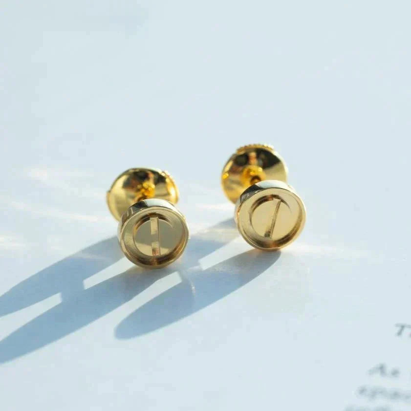 [Rose Tomorrow]LOVE EARRINGS GOLD 10MM