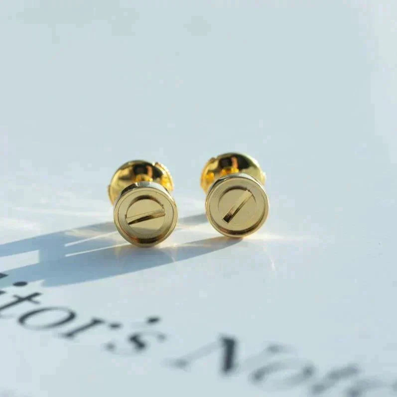 [Rose Tomorrow]LOVE EARRINGS GOLD 10MM